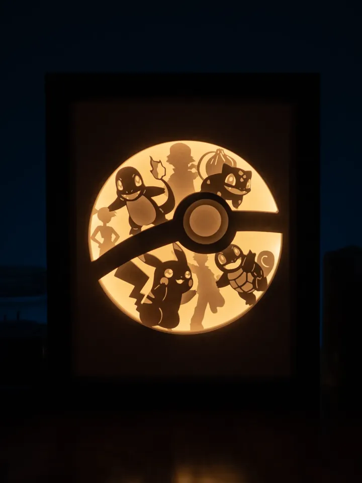 Pokemon Lightbox Templates (PDF+SVG) + Tutorial