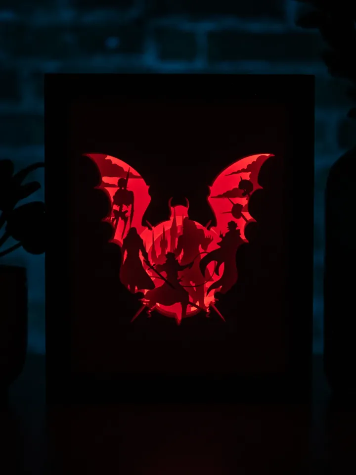 Castlevania Lightbox Templates (PDF+SVG) + Tutorial