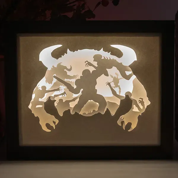Doom Lightbox Templates (PDF+SVG) + Tutorial