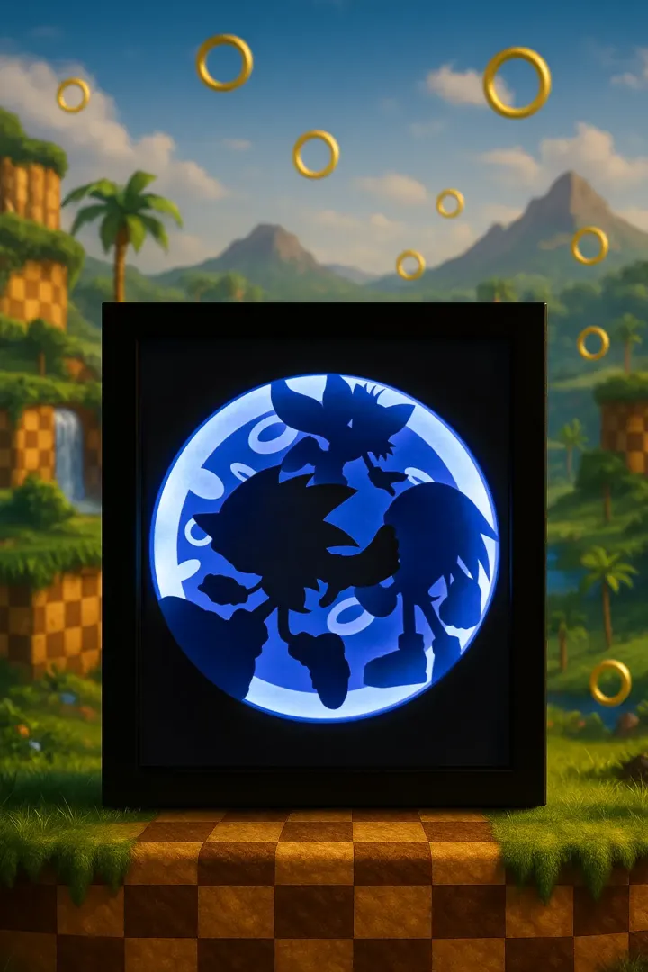 Sonic Lightbox Templates (PDF+SVG) + Tutorial