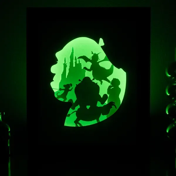 Shrek Lightbox Templates (PDF+SVG) + Tutorial 