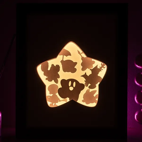 Kirby DIY Lightbox Templates (PDF+SVG) + Tutorial