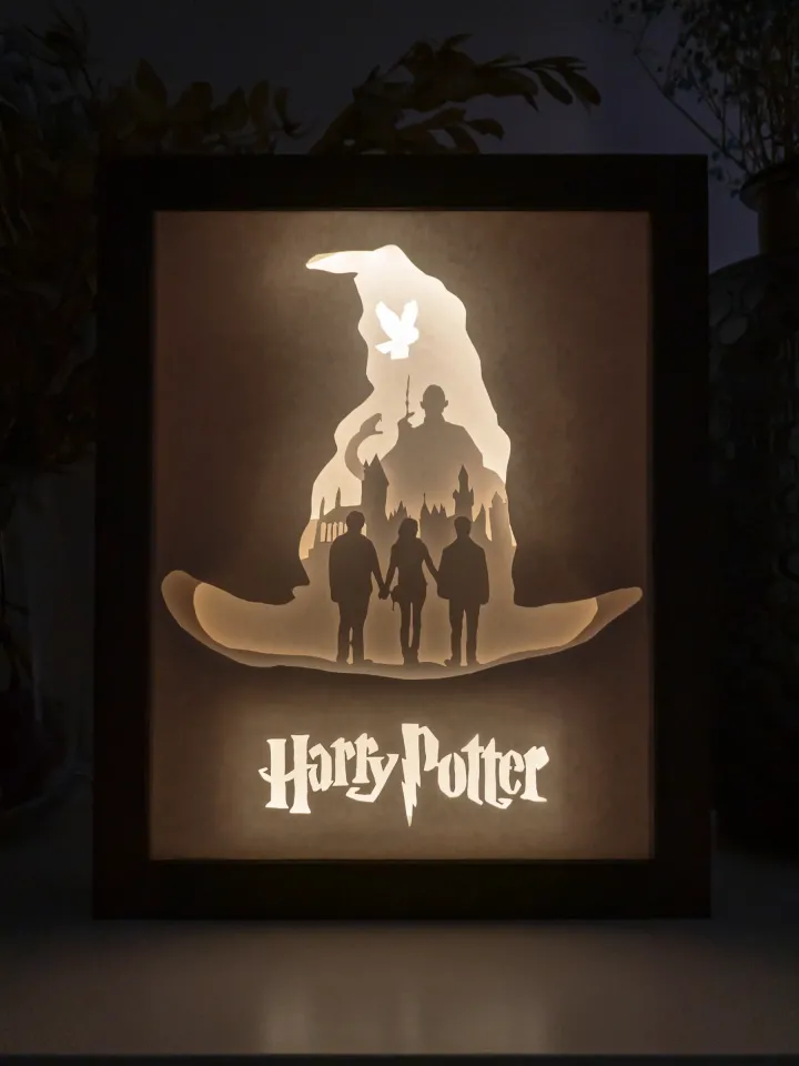 Harry Potter Paper Cut Light Box