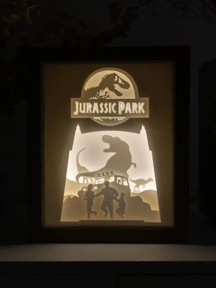Jurassic Park Light Box